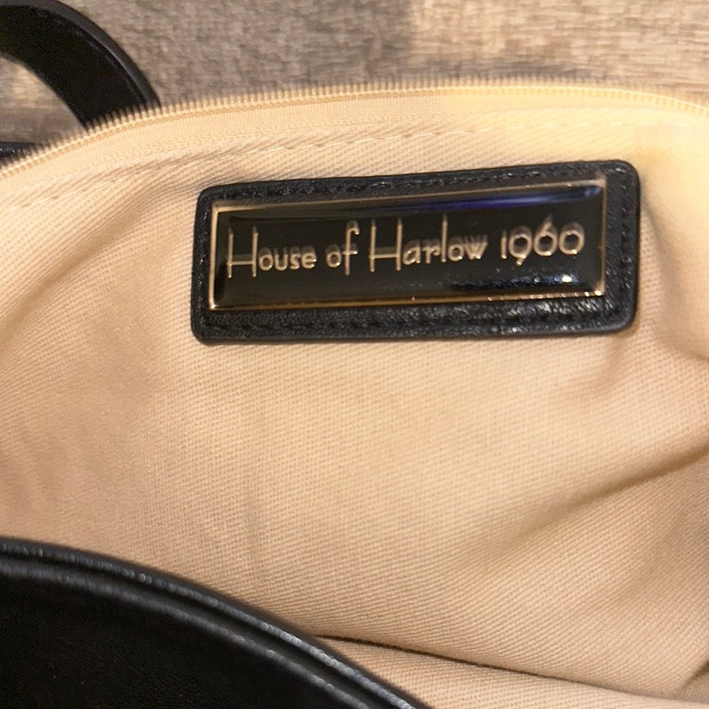 House of Harlow 1960 Black Classic Tote Bag - Picture 4 of 6